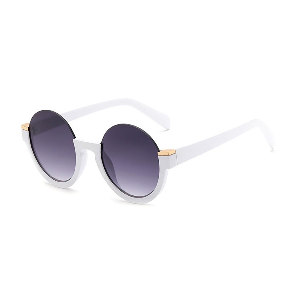 White Circle Sunglasses